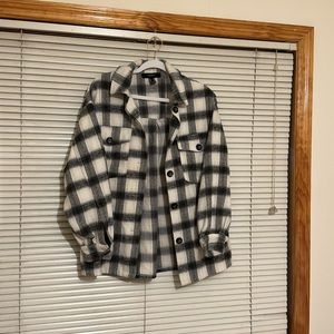 Plaid shacket/jacket